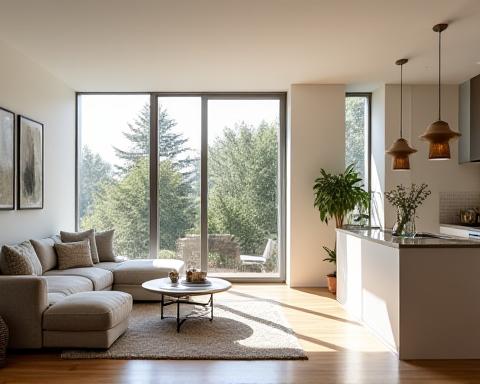 Photographie immobilière d'un intérieur moderne